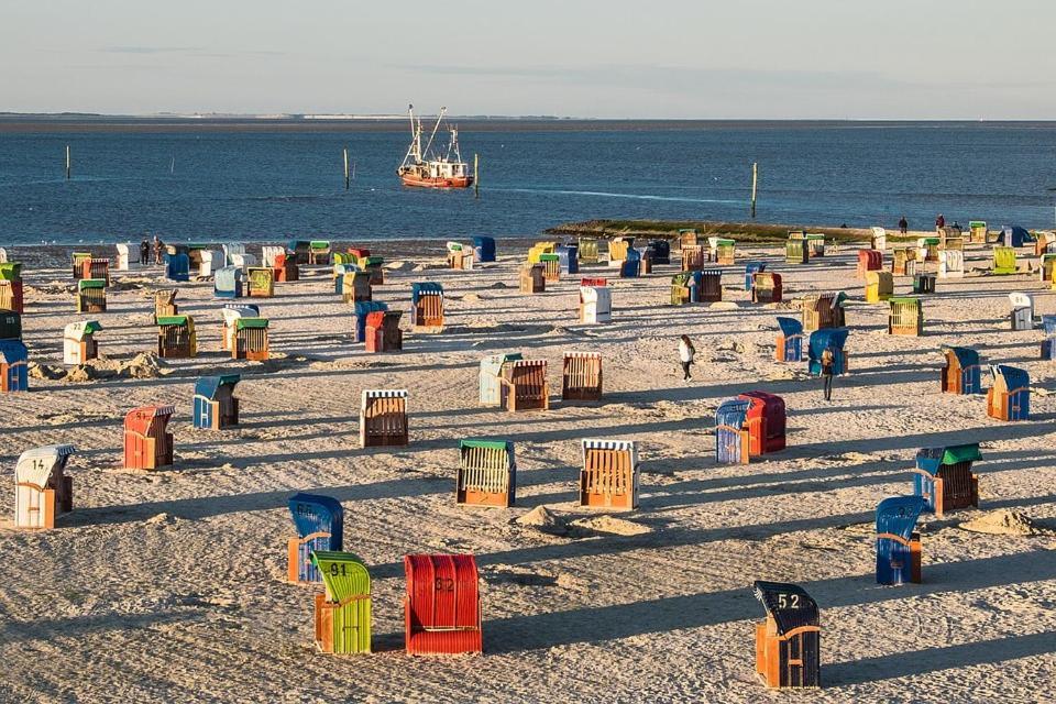 Nordsee-Nest Ostochtersum Exterior foto